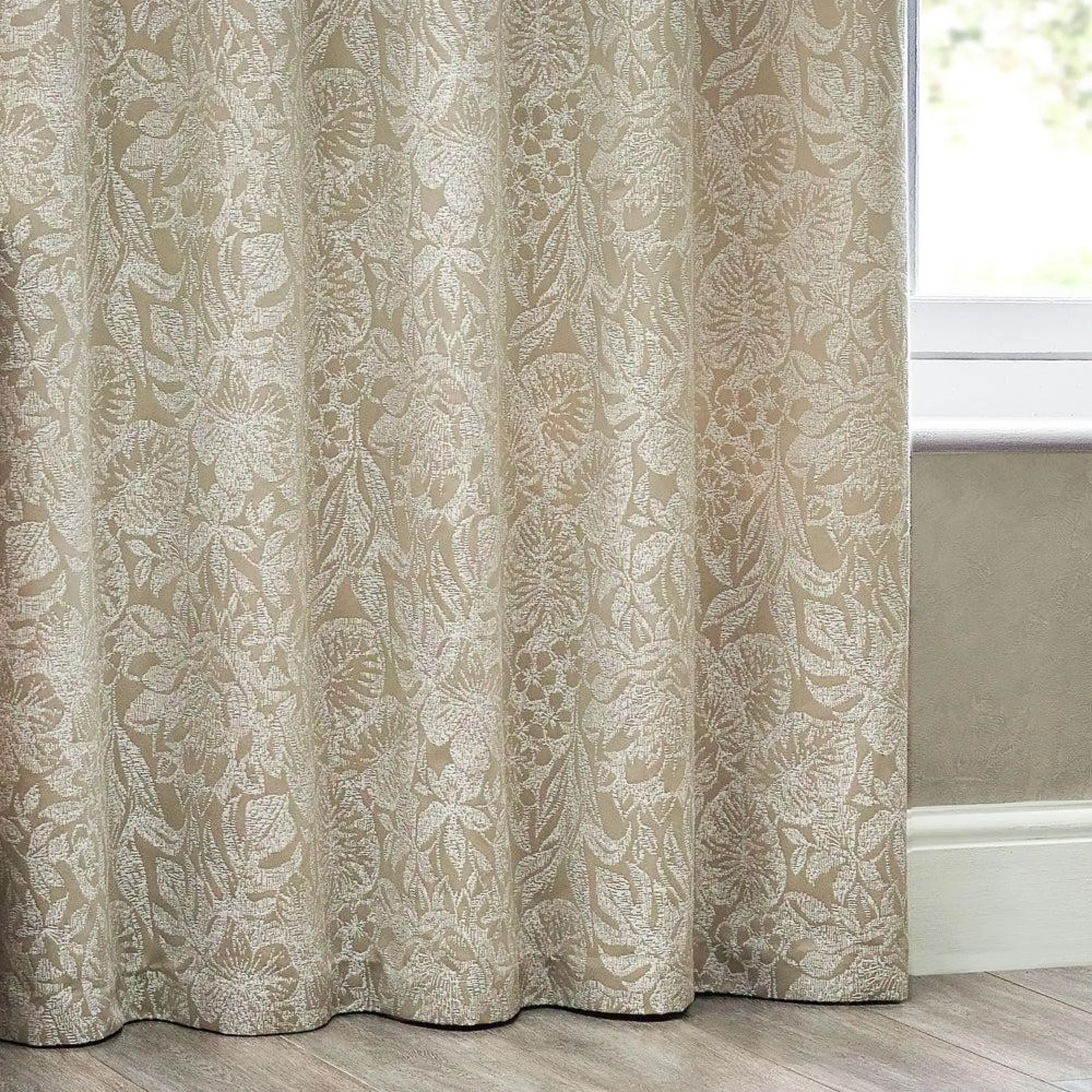 Bali Eyelet Curtains - Natural