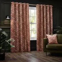 Bengal Eyelet Curtains - Amber