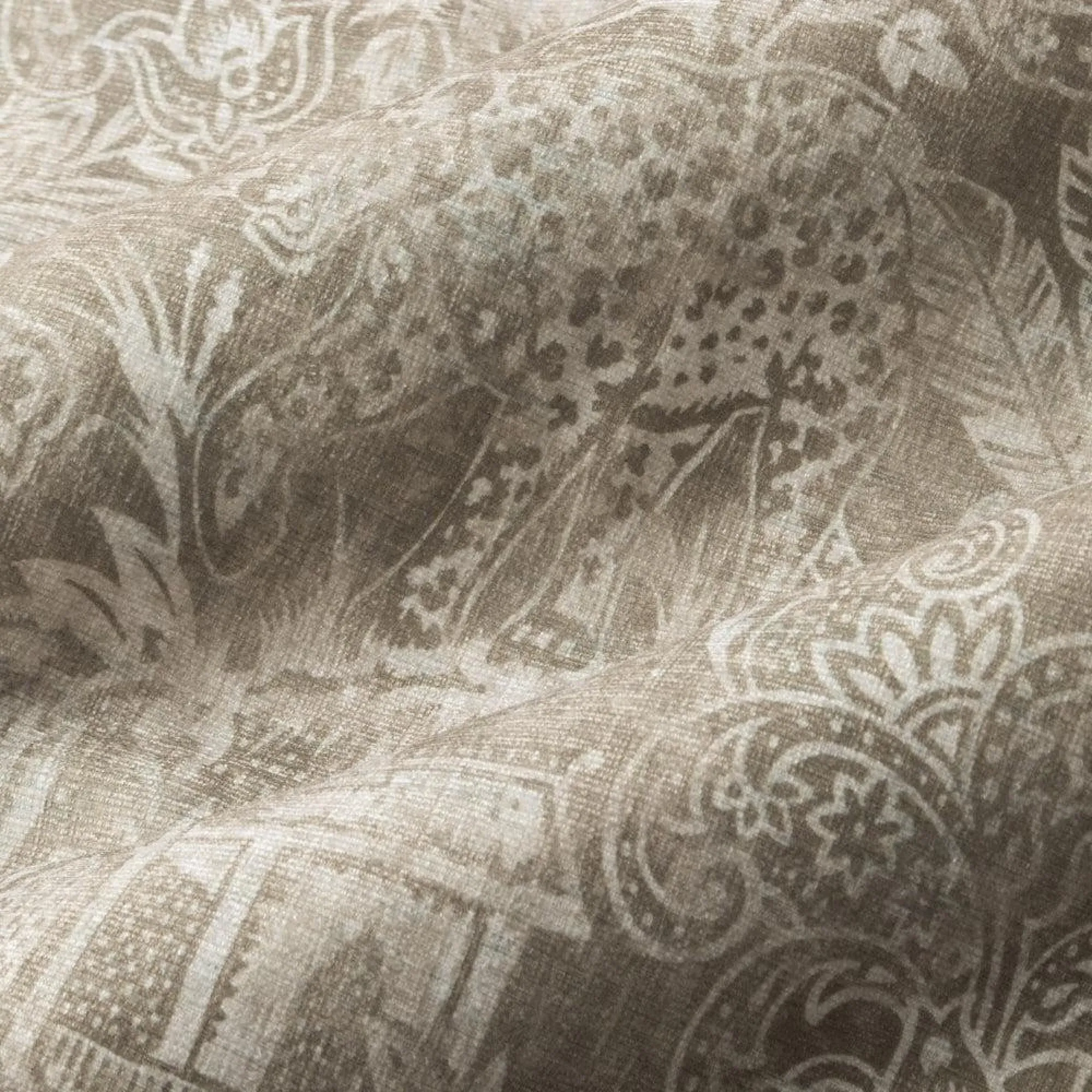 Bengal Eyelet Curtains - Linen