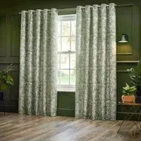Bengal Eyelet Curtains - Sage