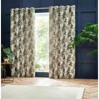 Galapagos Eyelet Curtains - Green
