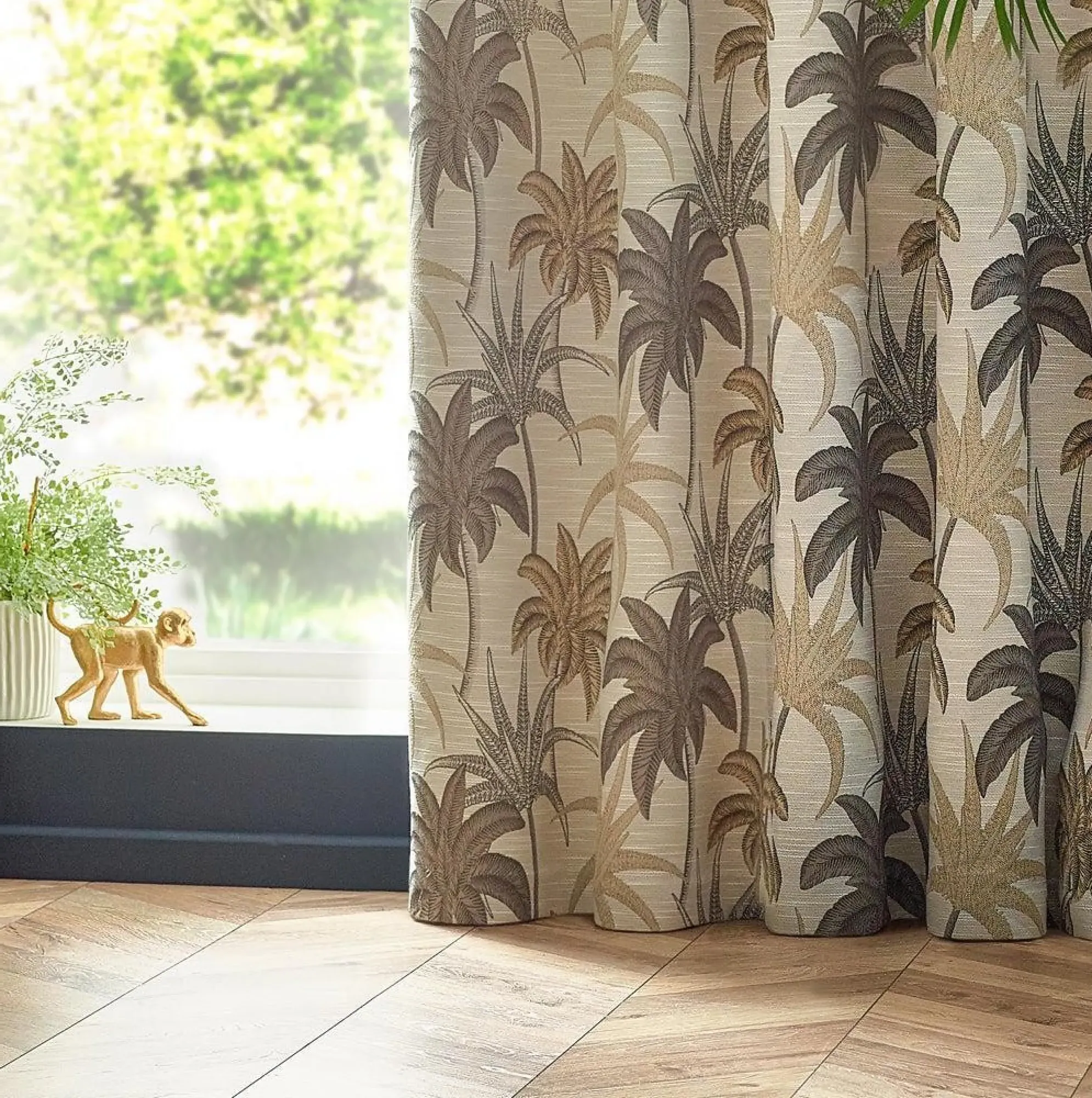 Galapagos Eyelet Curtains - Natural