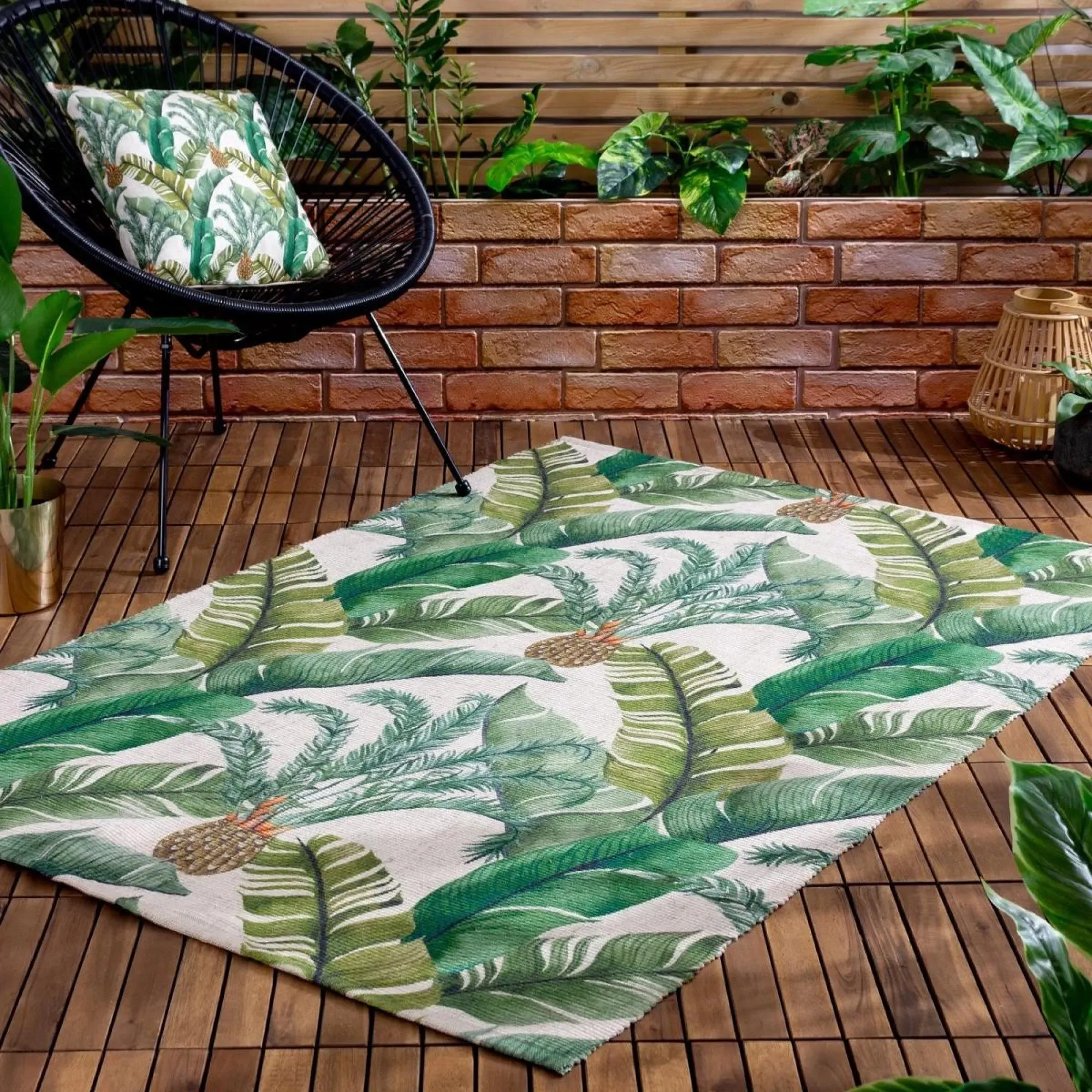 Maui Outdoor Washable Rug - Multi Coloured