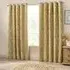 Sophia Room Darkening Eyelet Curtains - Gold