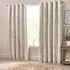 Sophia Room Darkening Eyelet Curtains - Natural