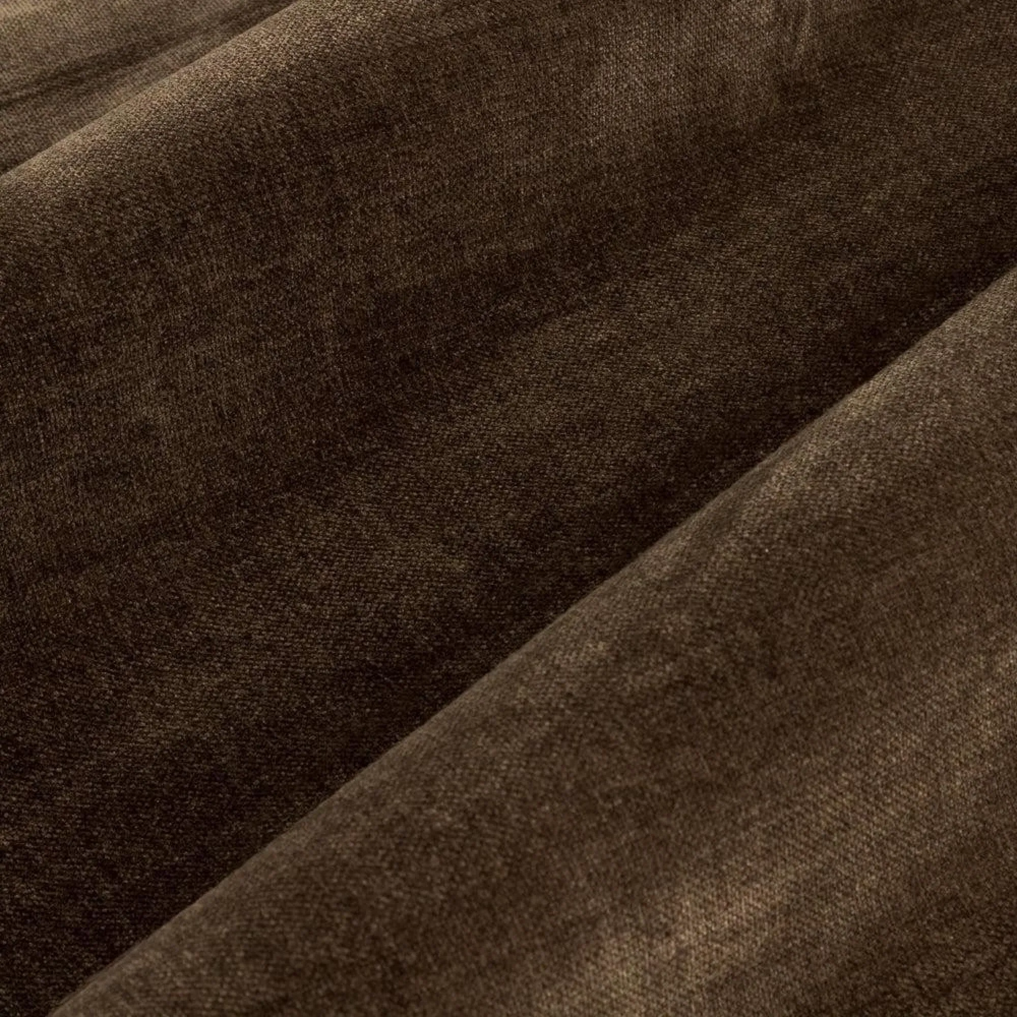 Heavy Chenille Room Darkening Eyelet Curtains - Brown