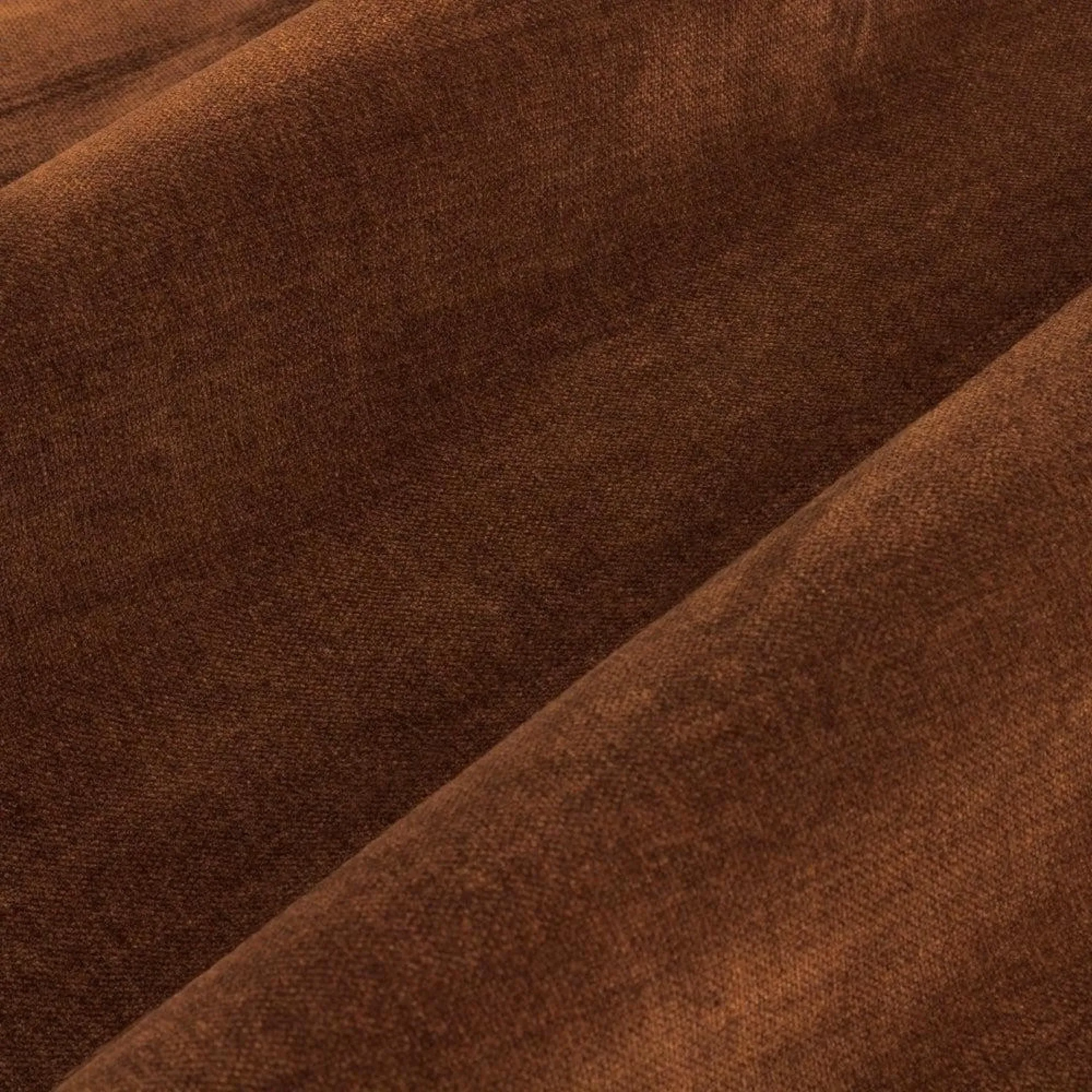 Heavy Chenille Room Darkening Eyelet Curtains - Nutmeg