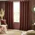 Heavy Chenille Room Darkening Eyelet Curtains - Nutmeg