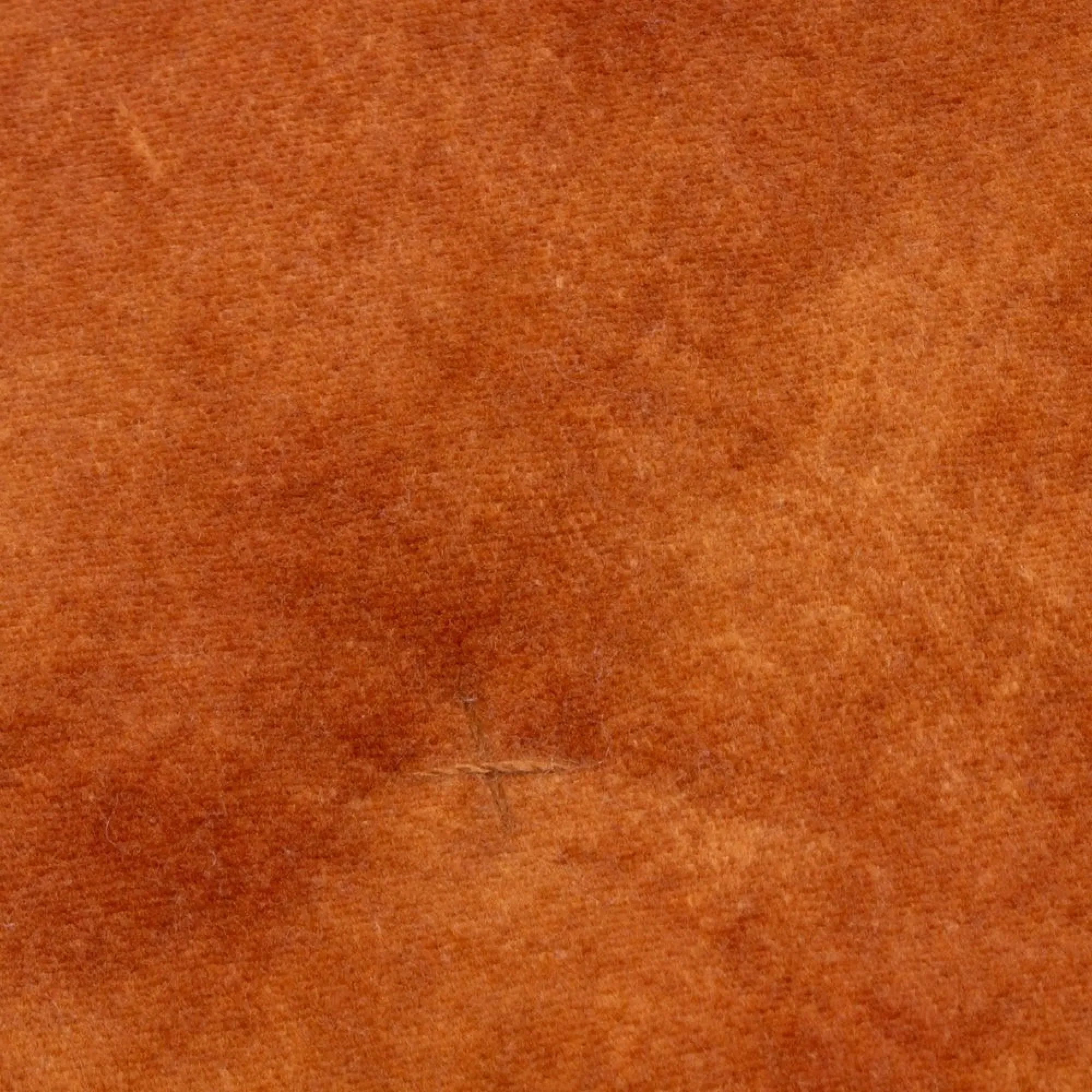 Jaye Cotton Velvet Filled Bedspread - Rust