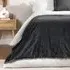 Jaye Velvet Filled Bedspread - Slate