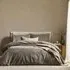 Malton Stripe Duvet Cover Set - Mole Grey