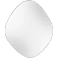 Oval Wall Mirror - Grey