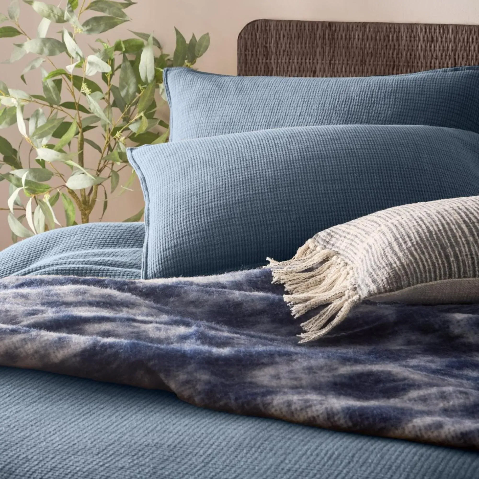 Ribble Duvet Cover Set - Ink