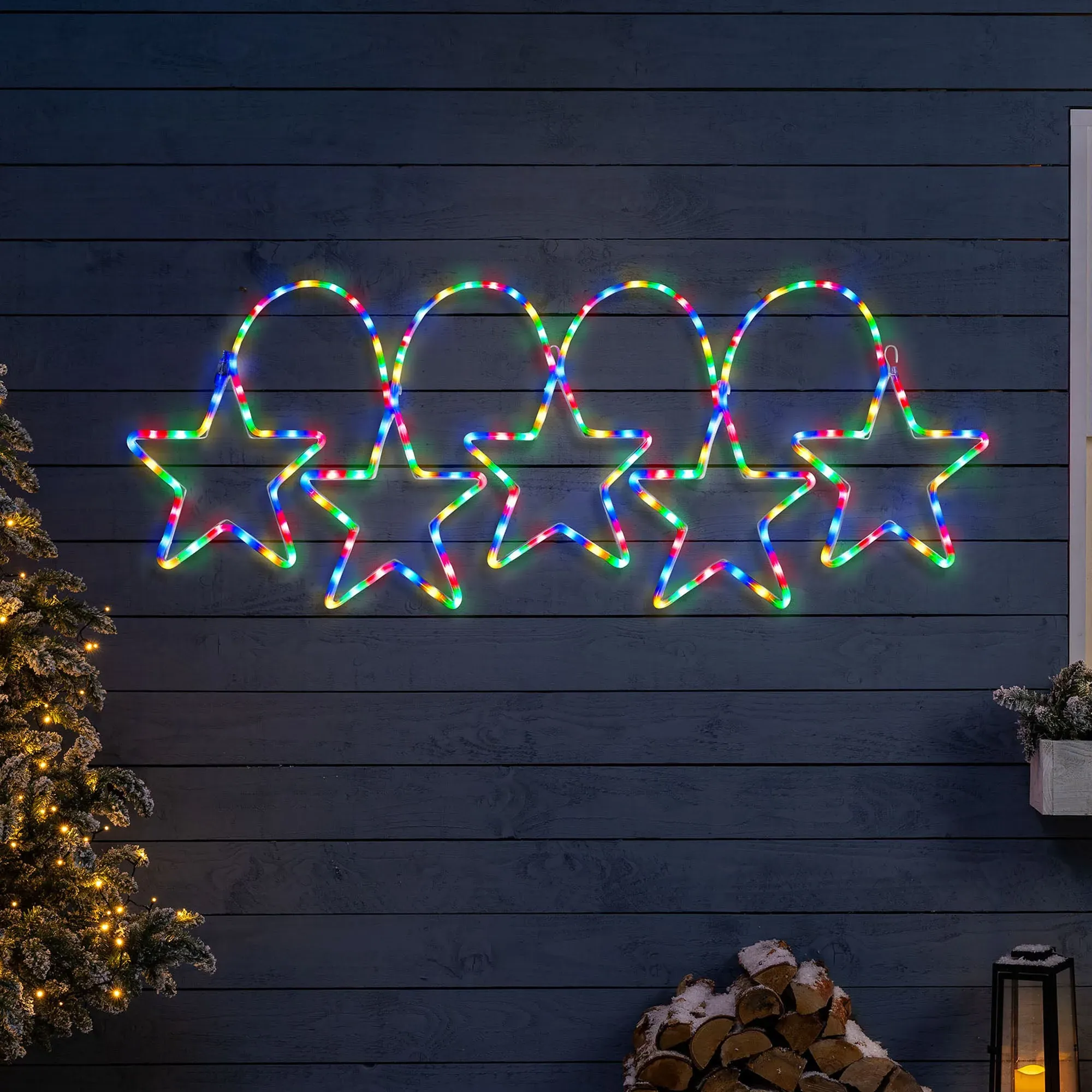 5 Star Christmas Rope Light - Milk White, LED product
