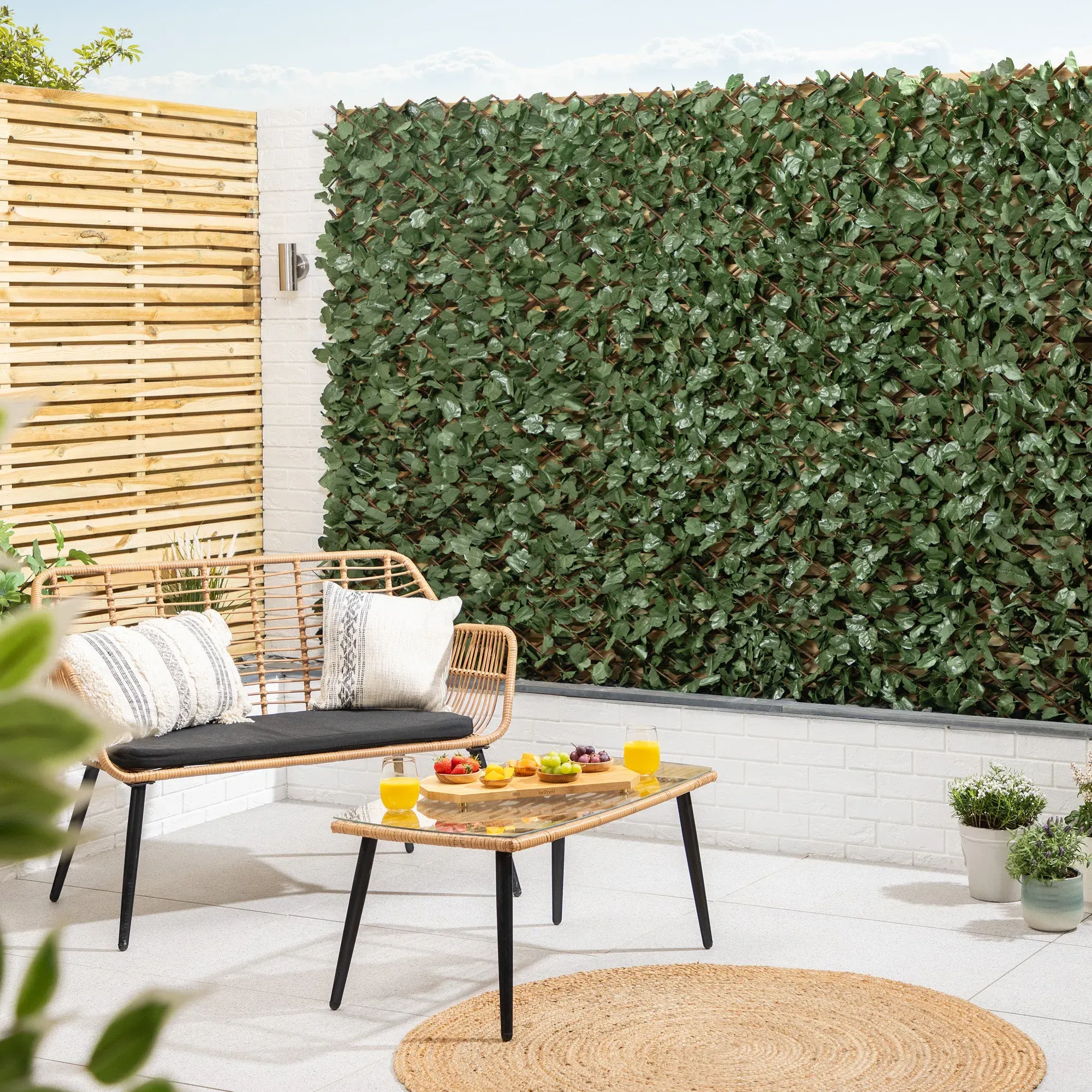Artificial Ivy Trellis - 2m x 1m alternate view