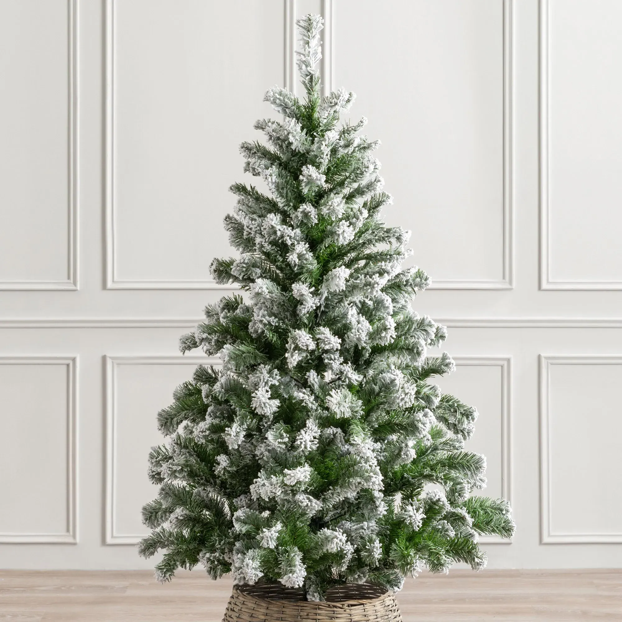 Chamonix Spruce Flocked Artificial Christmas Tree - PVC alternate view