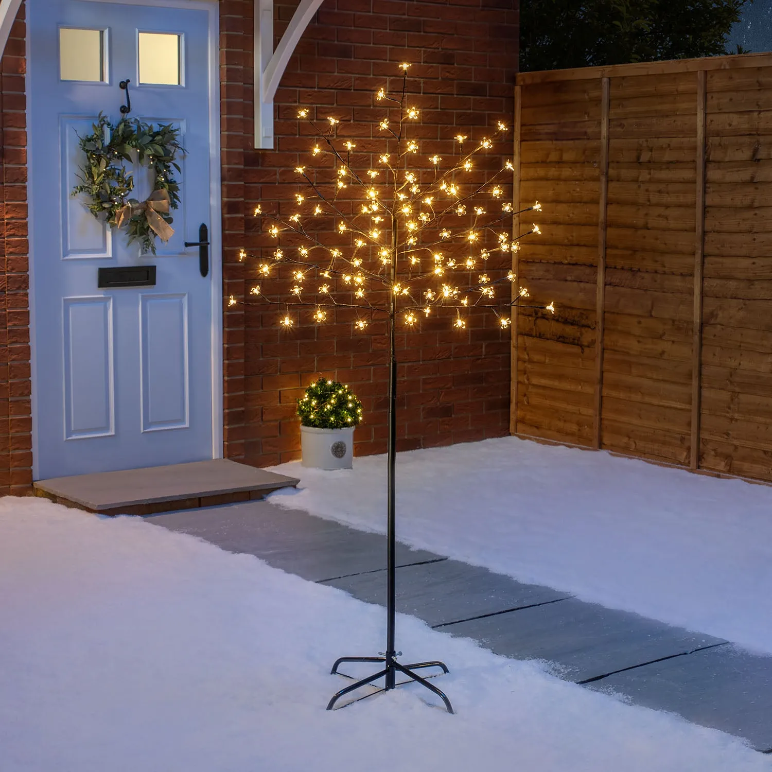 Cherry Blossom 5ft LED Christmas Tree - Warm White product