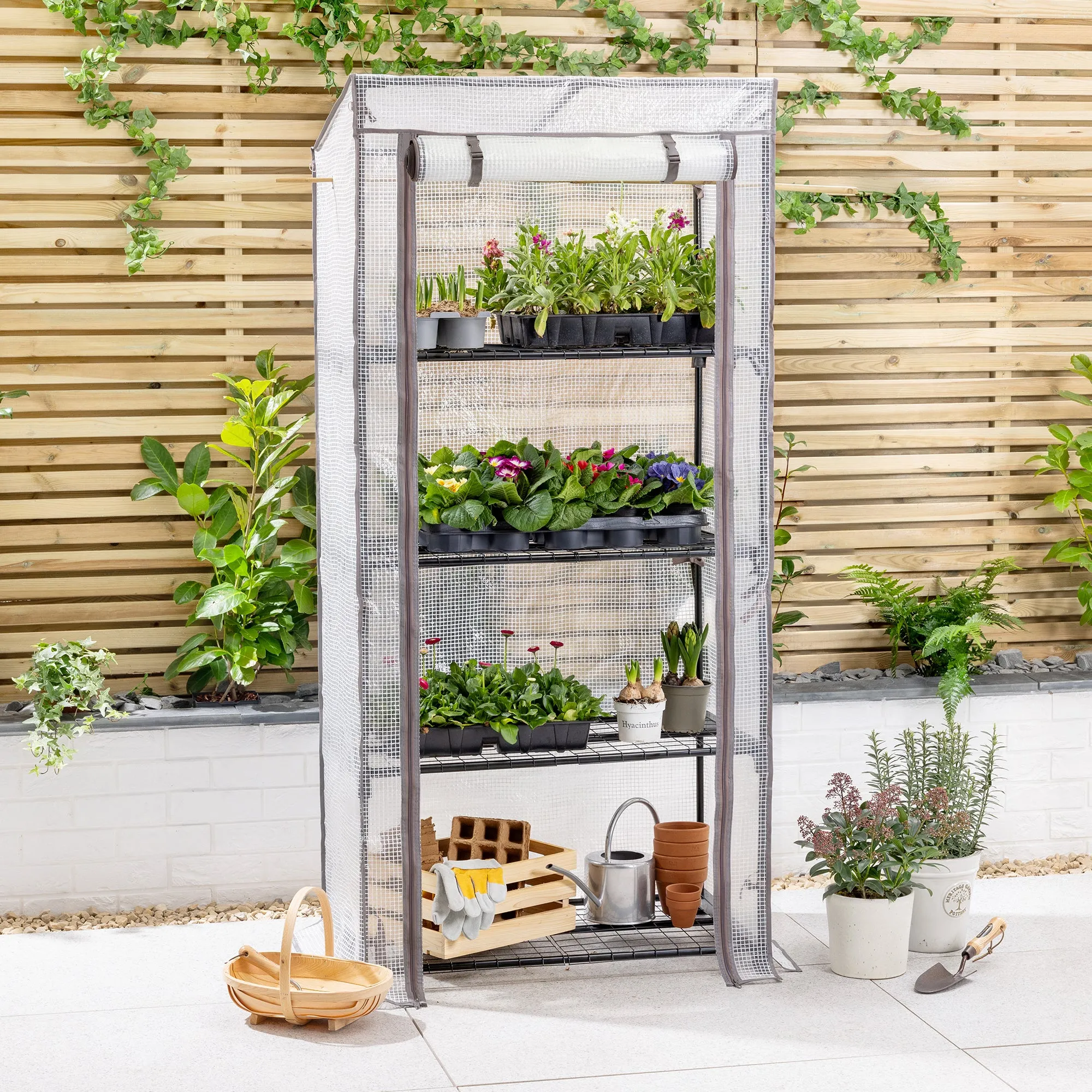 Christow 4 Tier Growhouse Extra-Wide - PE Cover product