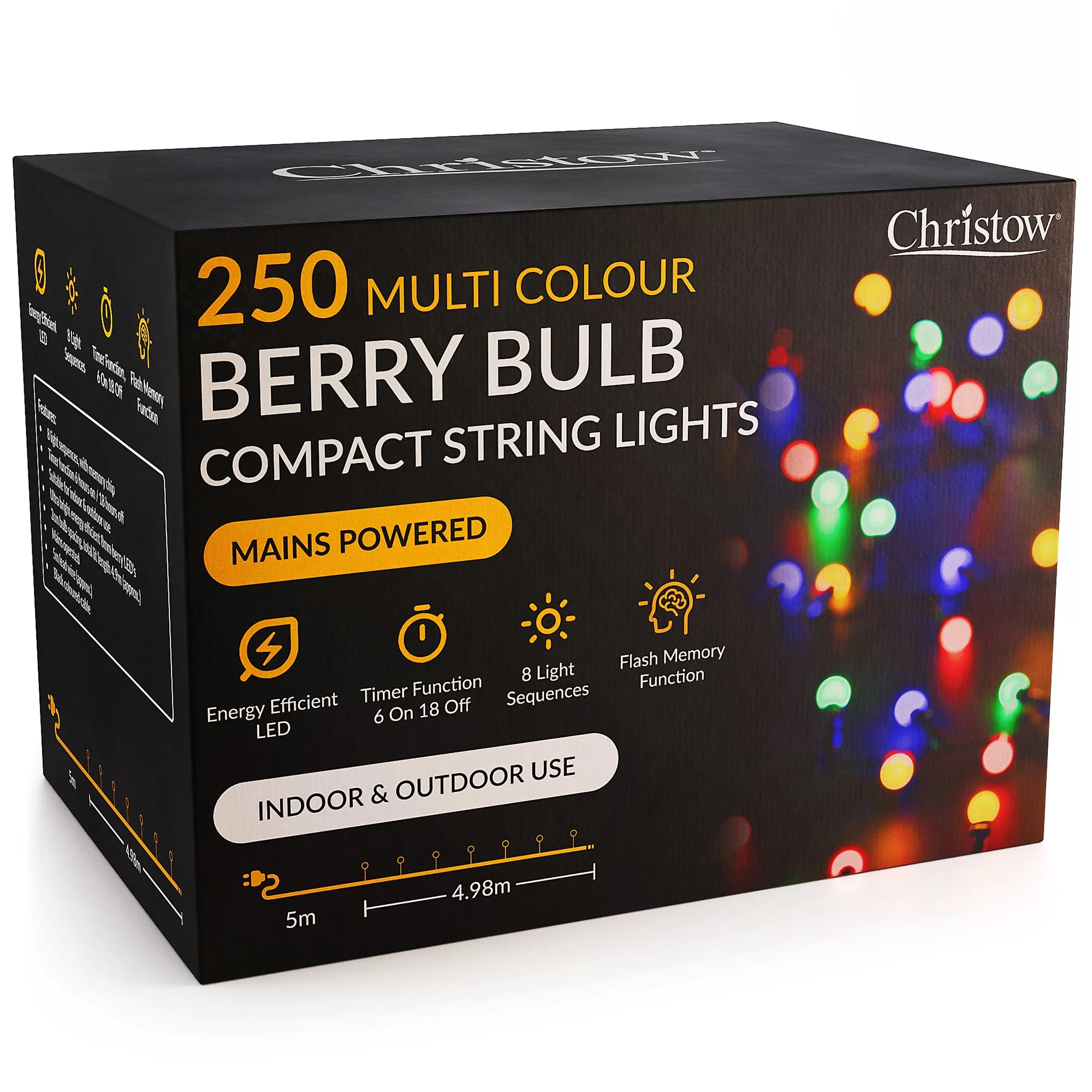 Compact Berry Bulb String Lights - LED alternate view