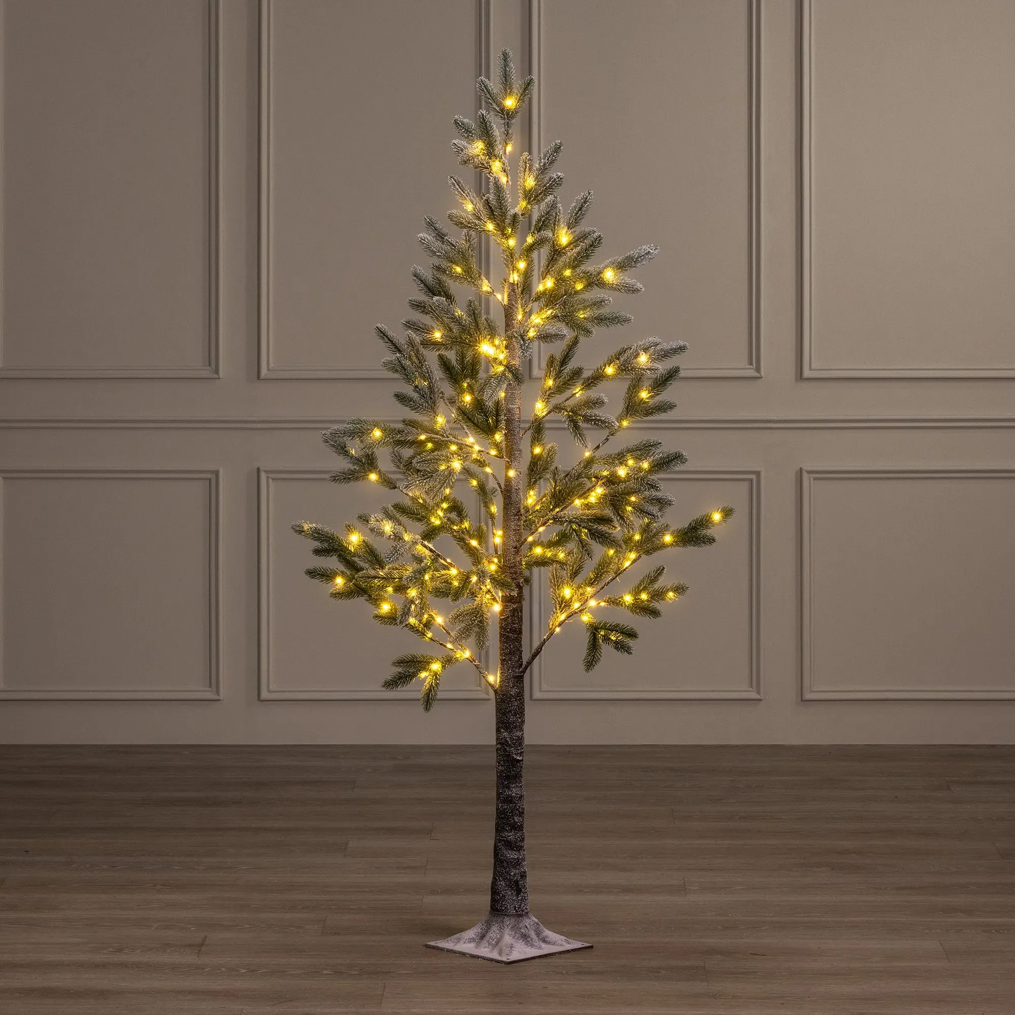 Halden Fir 6ft Pre-Lit Flocked Artificial Christmas Tree alternate view