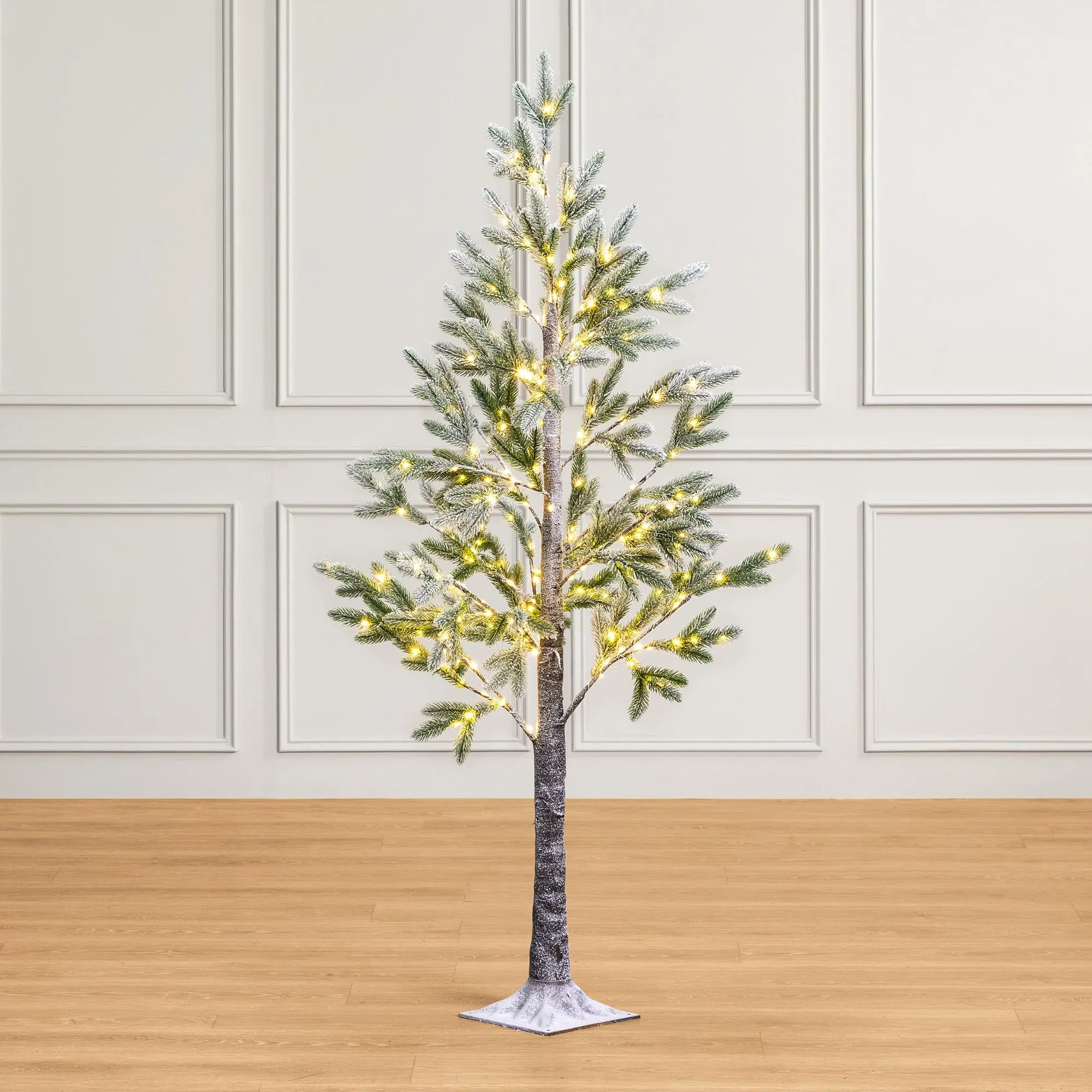 Halden Fir 6ft Pre-Lit Flocked Artificial Christmas Tree product
