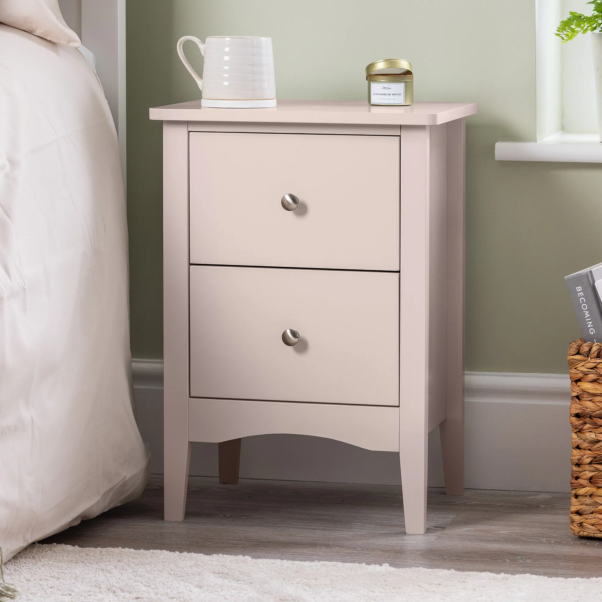 Ilsington 2 Drawer Bedside Table product