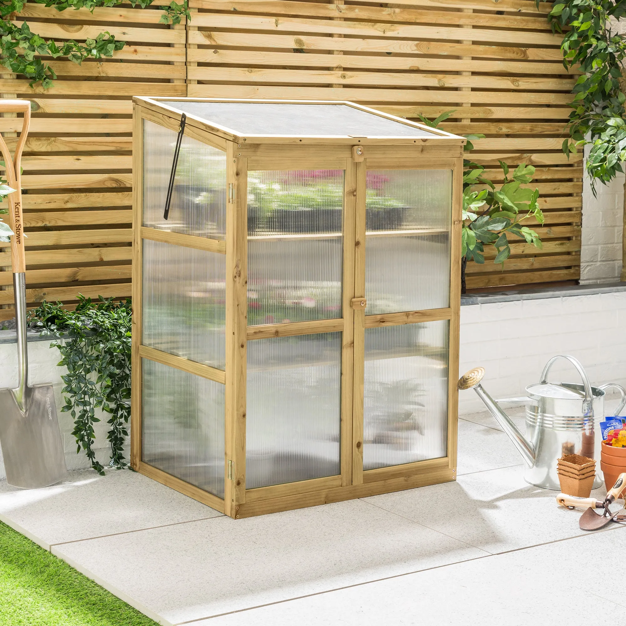 Lean-To Cold Frame Greenhouse - 3 Tier, Polycarbonate product