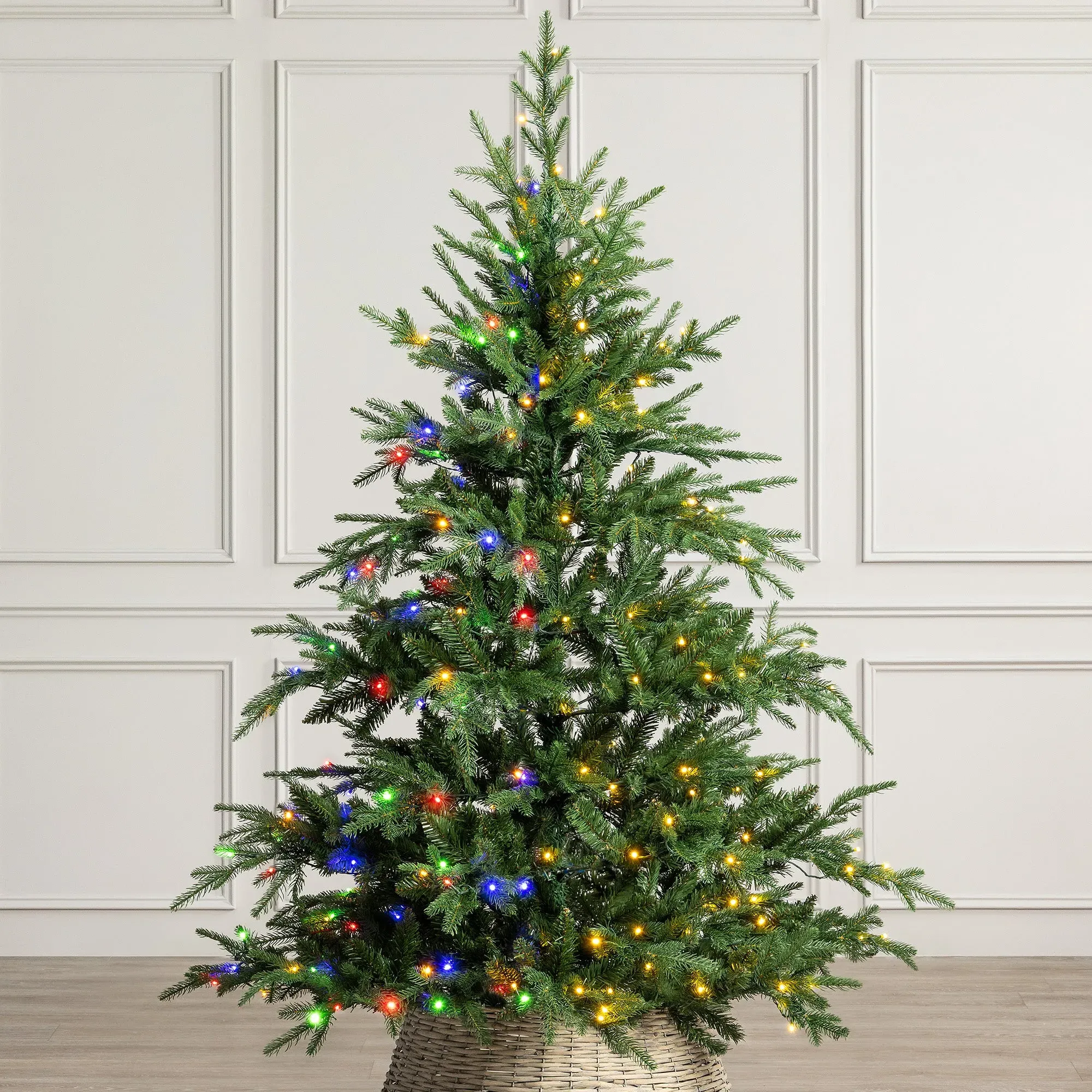 Nordmann Fir Pre-Lit Artificial Christmas Tree - PE/PVC product