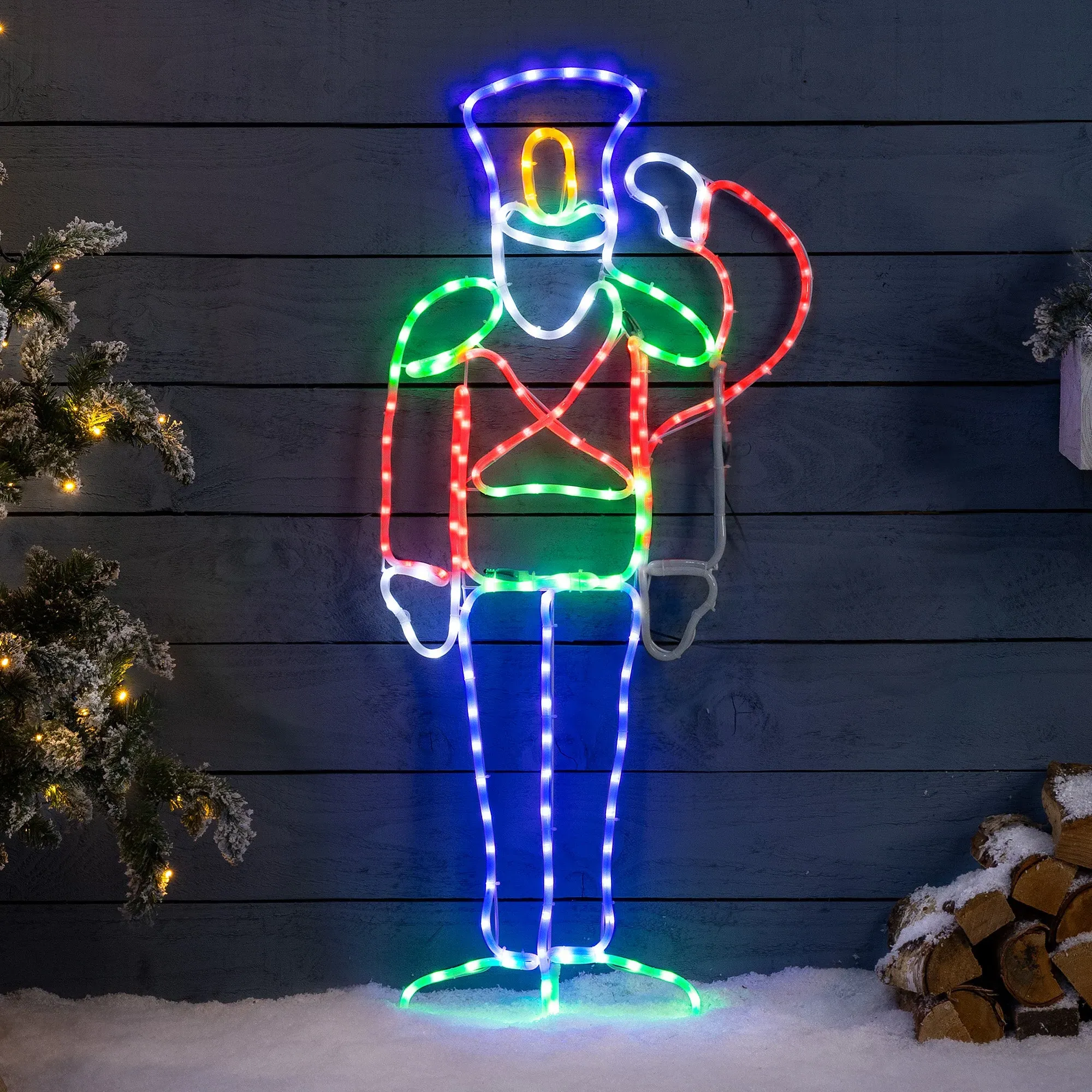 Nutcracker Christmas Rope Light - Multicolour alternate view