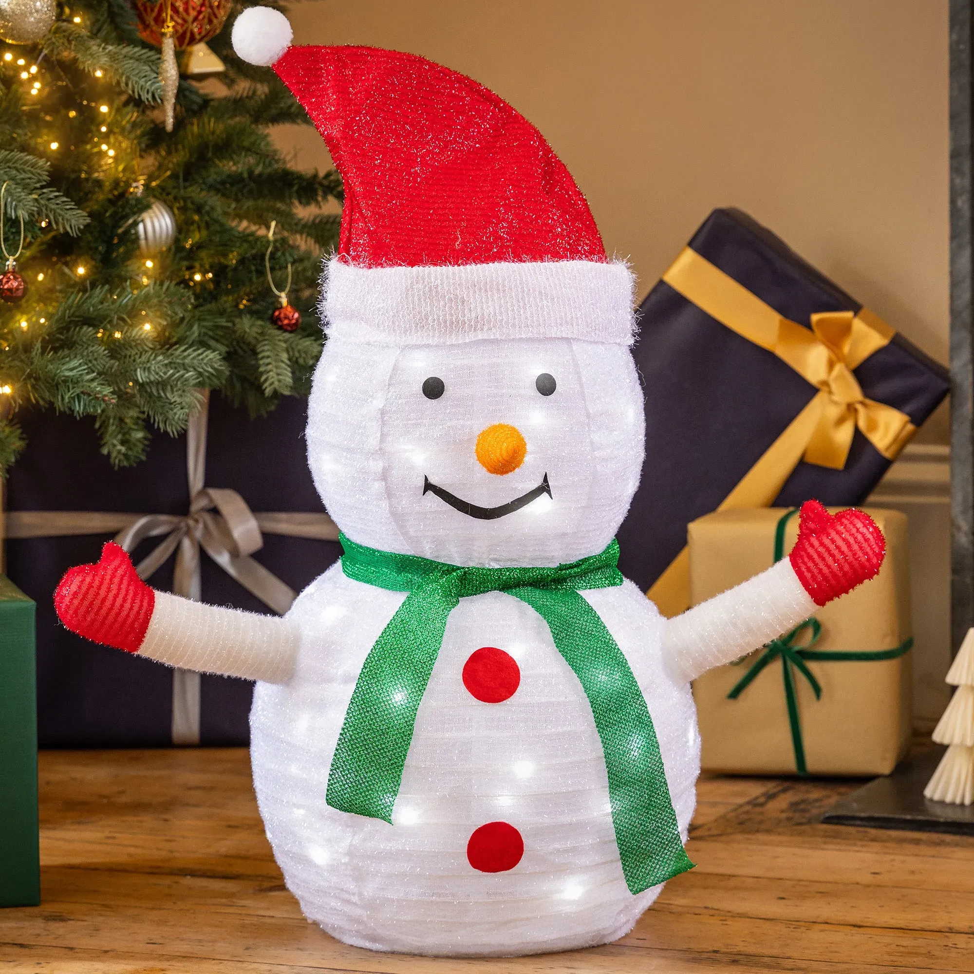 Pop Up LED Christmas Character Figure - White product
