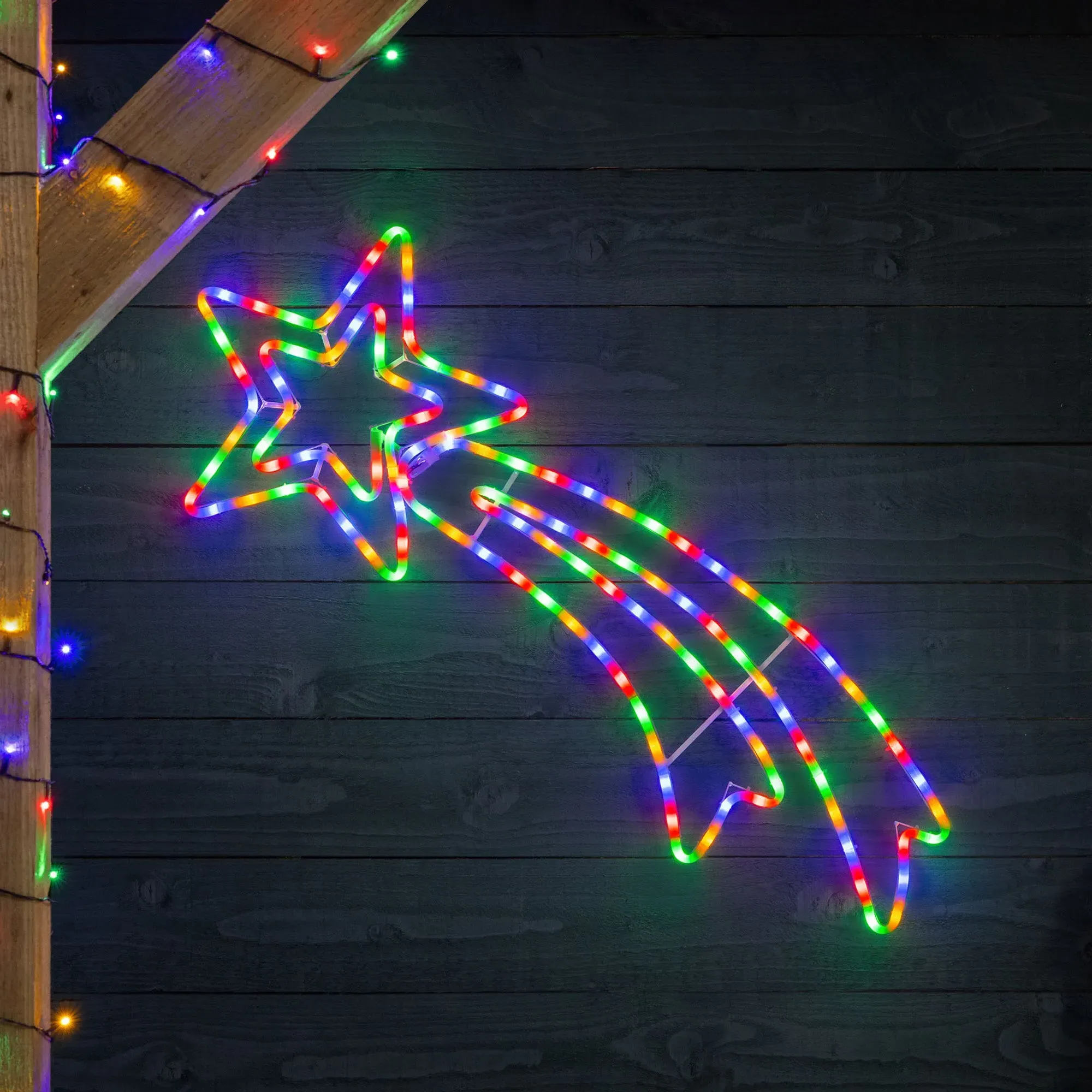 Shooting Star Christmas Rope Light - Milk White, LED product