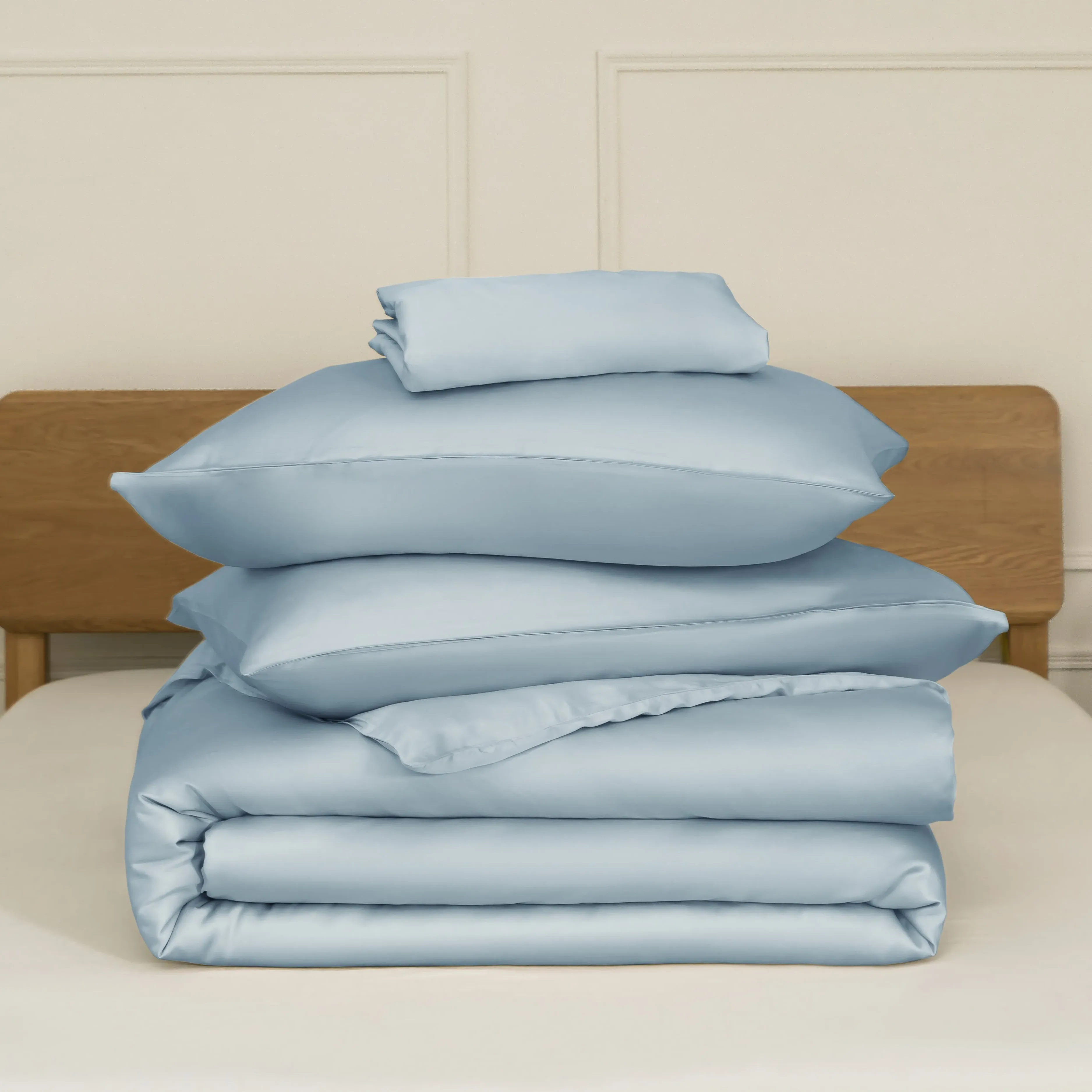 CUBE HOME Bamboo Bedding Set - Light Blue product
