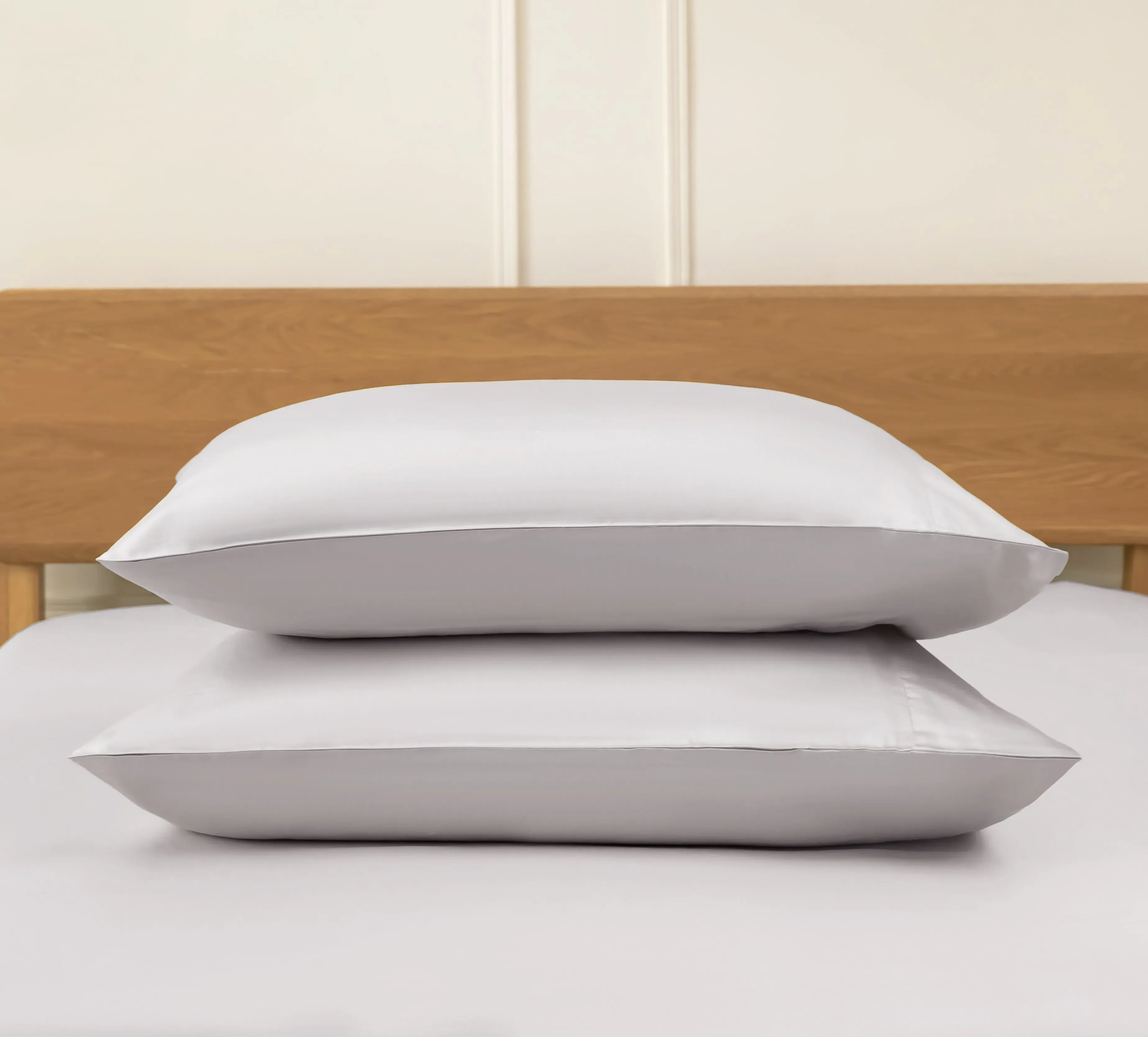 CUBE HOME Bamboo Pillowcases Set of 2 - Light Grey product