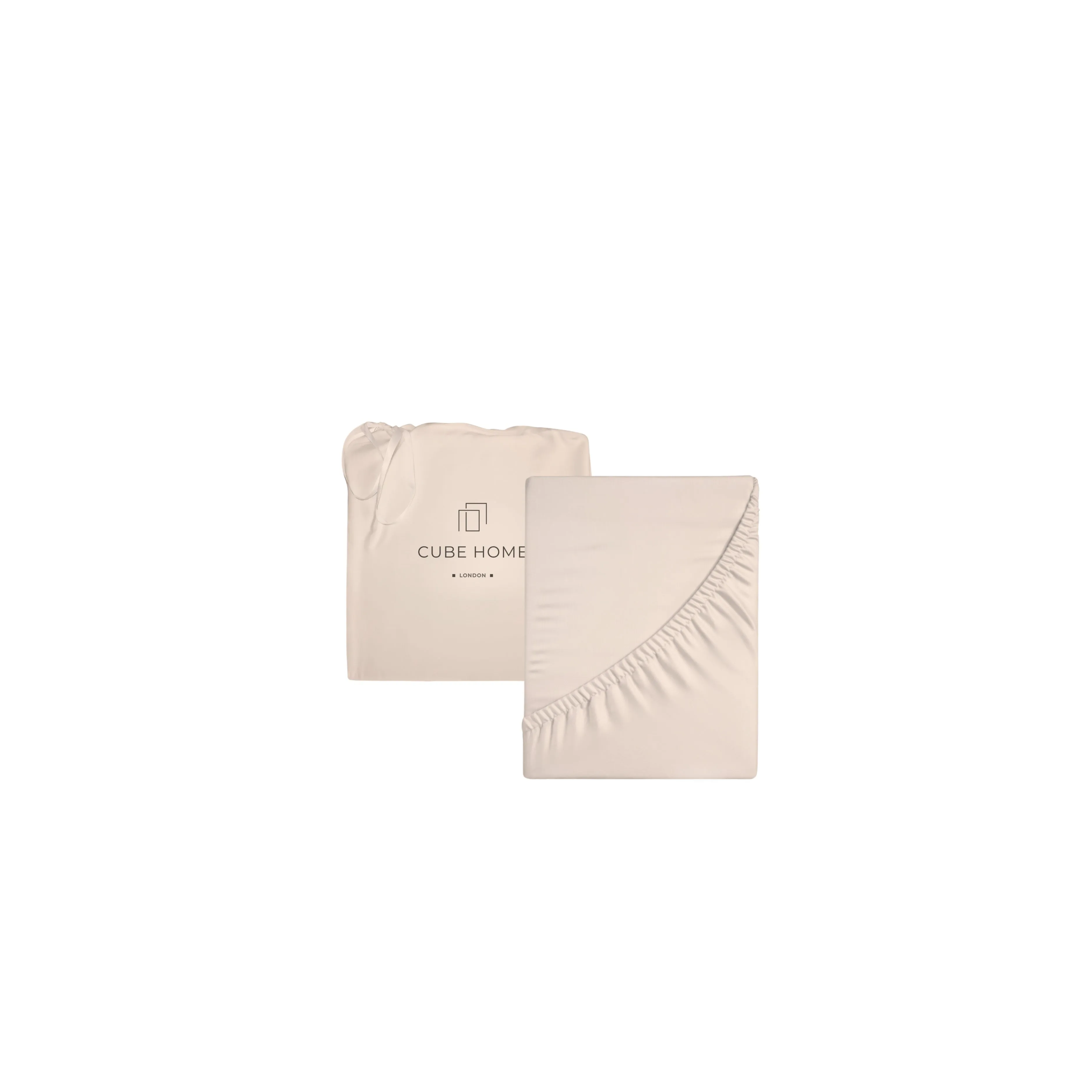 CUBE HOME Deep Pocket Fitted Sheet - Camel, Bamboo alternate view