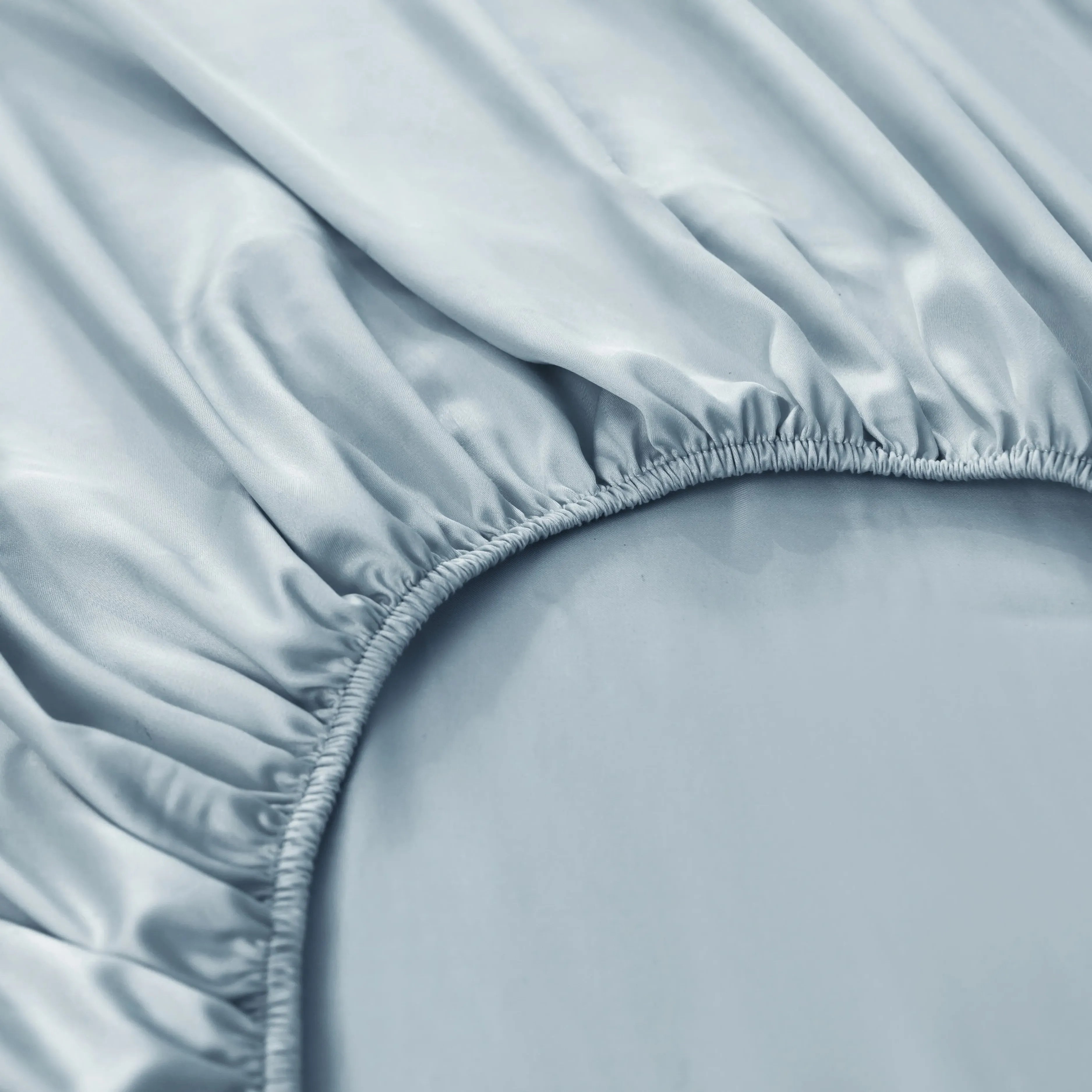 CUBE HOME Deep Pocket Fitted Sheet - Light Blue, Bamboo product