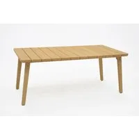 Cambridge 6-Seater Dining Table - Drift Brown, Teak alternate view