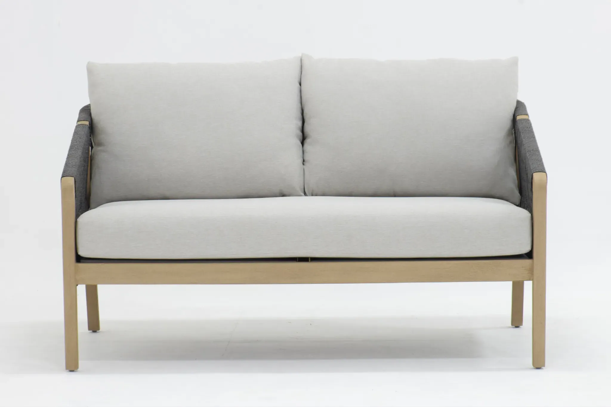 Cambridge Teak 2-Seater Sofa - Slate Grey product