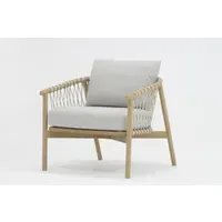 Colmar Teak Lounge Chair - Brown alternate view
