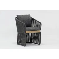 Galata Teak Dining Chair - Slate Grey alternate view