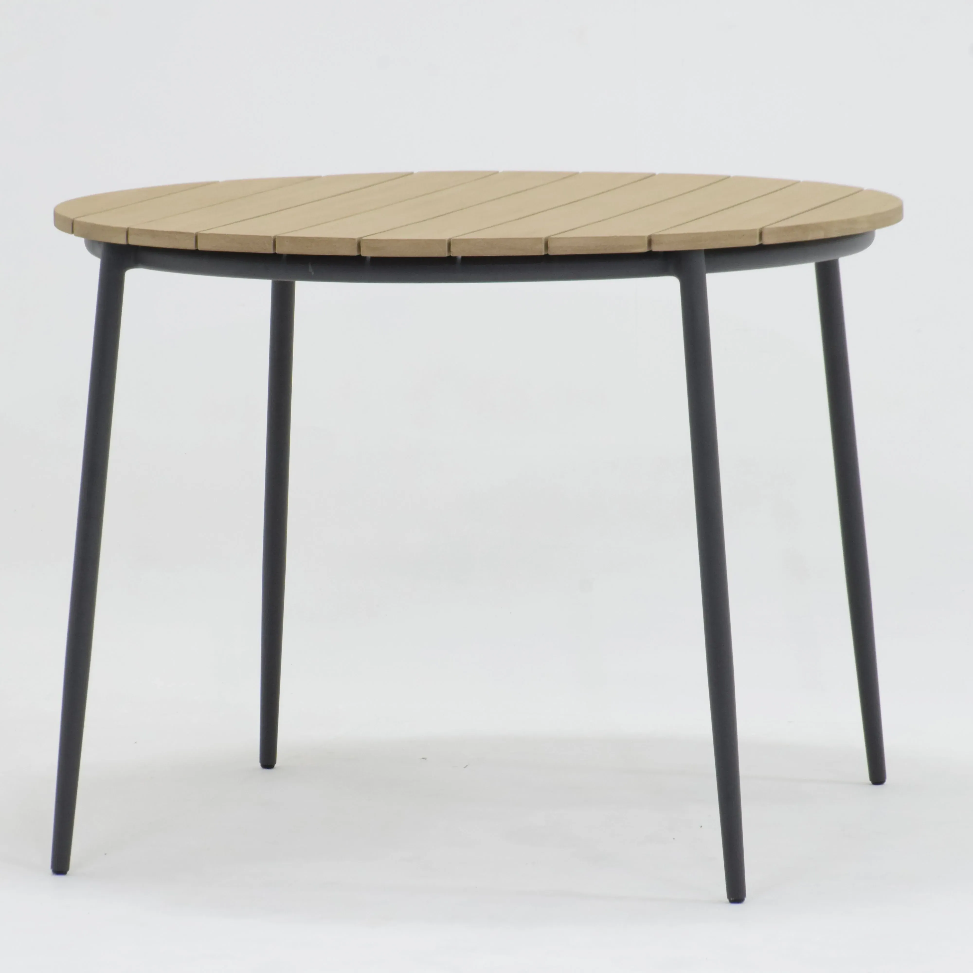 London Round Dining Table - Drift Brown, Teak product