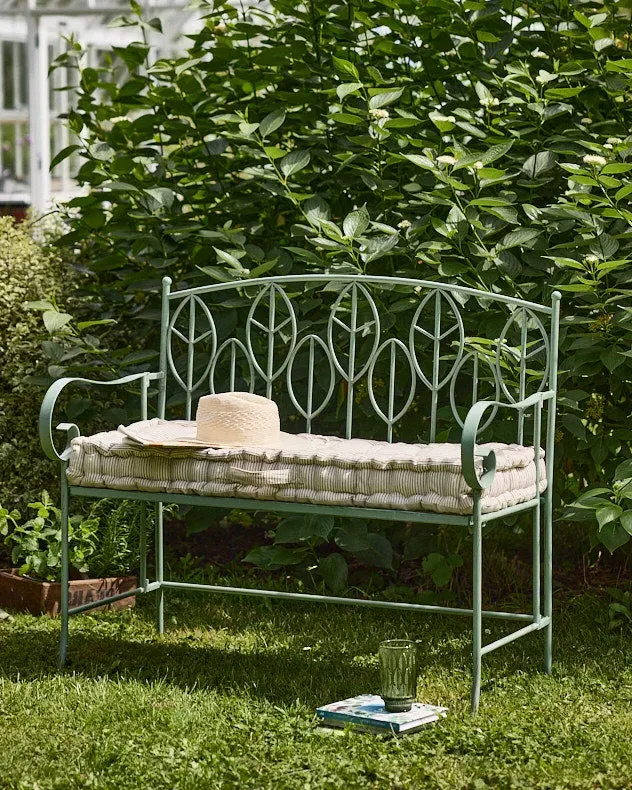 Arette Garden Bench - Green, Iron product