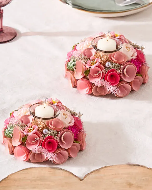 Belford Floral Candle Holders, Set of 2 product