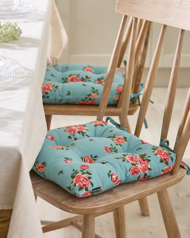 Blue Rose Indoor Seat Pads - Set of 2 product