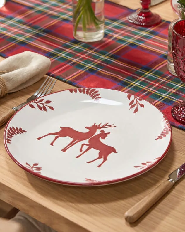 Cranberry Stag Dinner Plates product