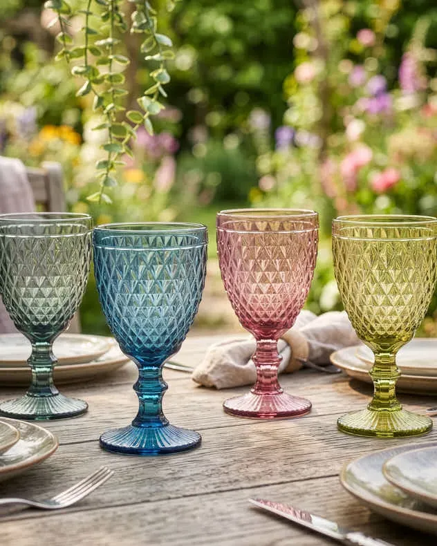 Diamas Coloured Glass Wine Goblets product