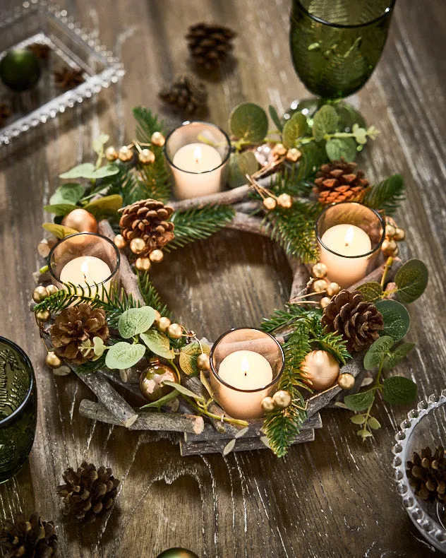 Eucalyptus Round Candle Holder Centrepiece product