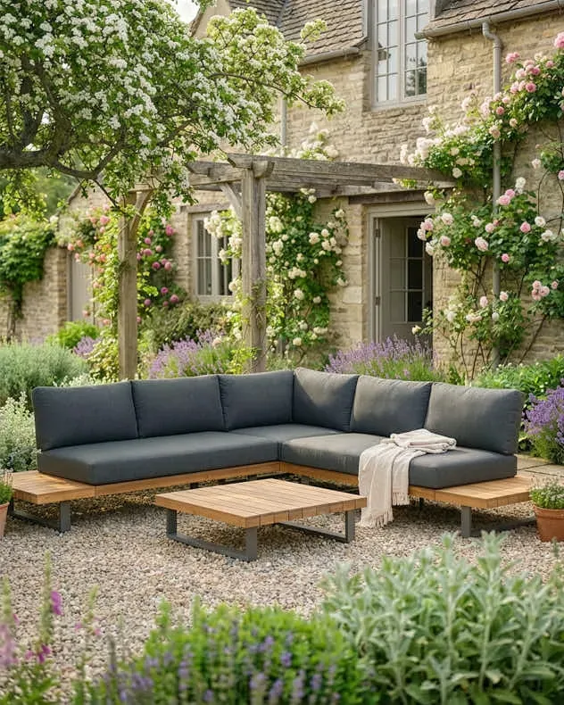 Glenwood Corner Sofa Set - Charcoal product