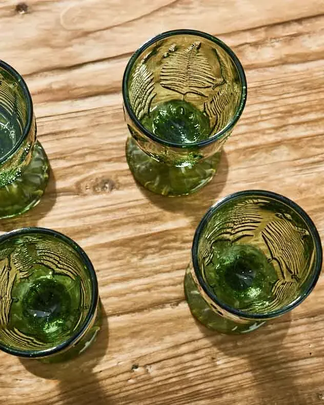 Green Leaf Wine Goblet by Dibor, image 2