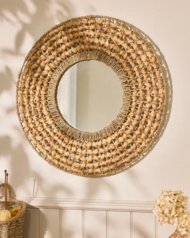 Lakelyn Wall Mirror - Water Hyacinth product