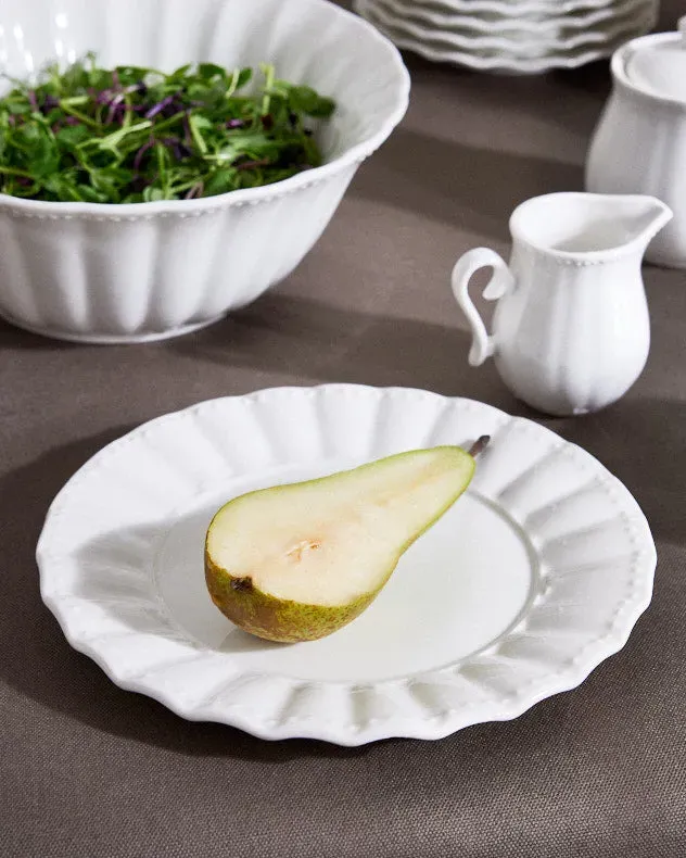 Mysa Salad Plate - White, Porcelain product